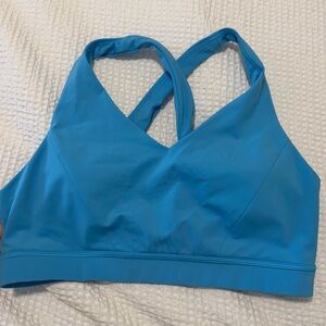 Blue Lululemon Envital D/DD Sports Bra